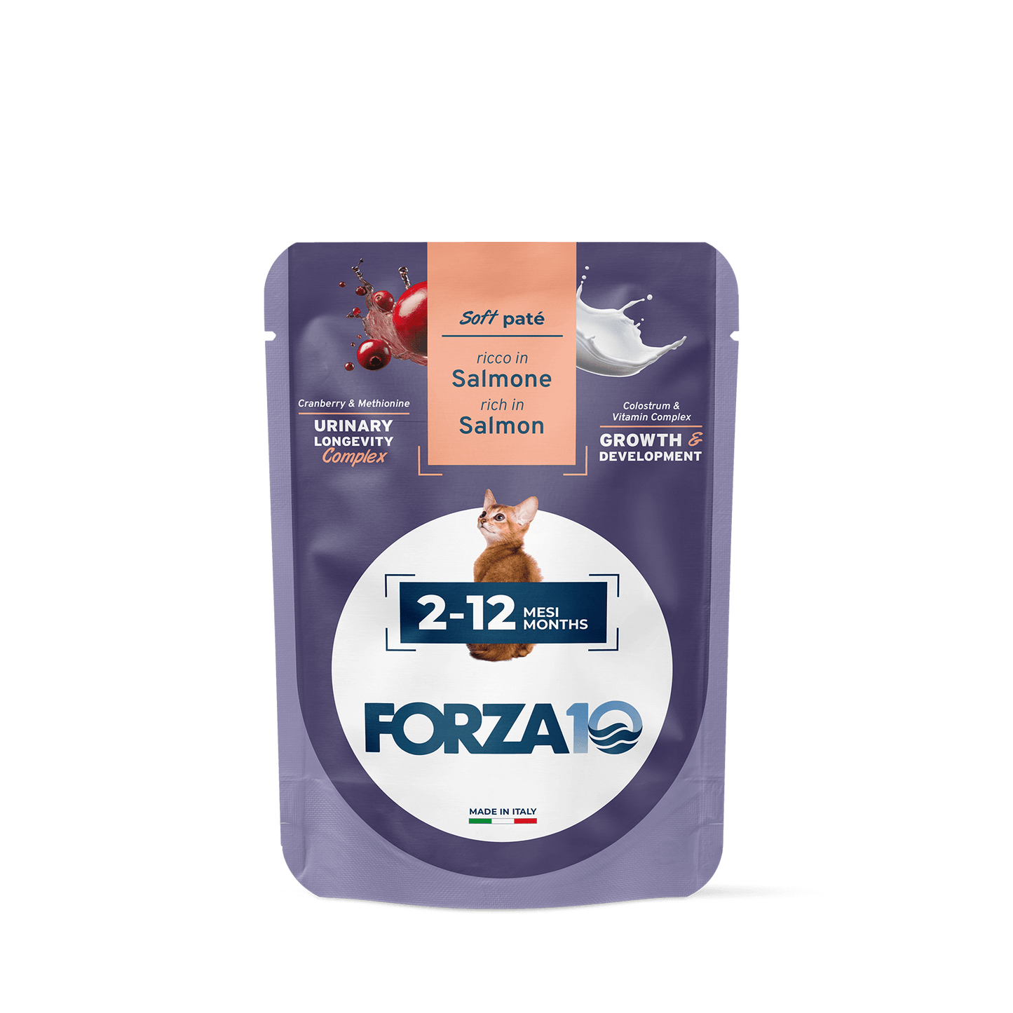 FORZA10 BOTANICAT Maintenance mīksta pastēte kaķēniem ar lasi.