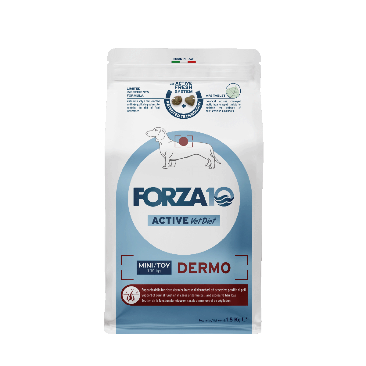 Active VetDiet Dermo Mini/Toy suņiem