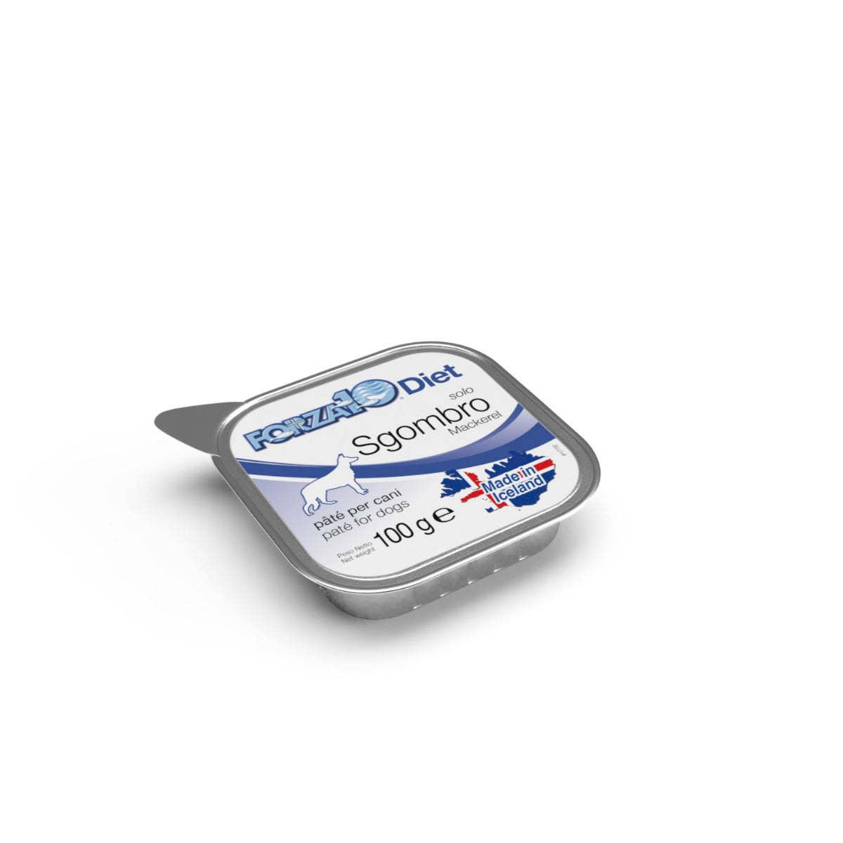 Forza10 Solo Diet mitrā barība, pastēte, konservs suņiem ar skumbriju (makreli). Hipoalerģiskd konservs jutīgiem suņiem.