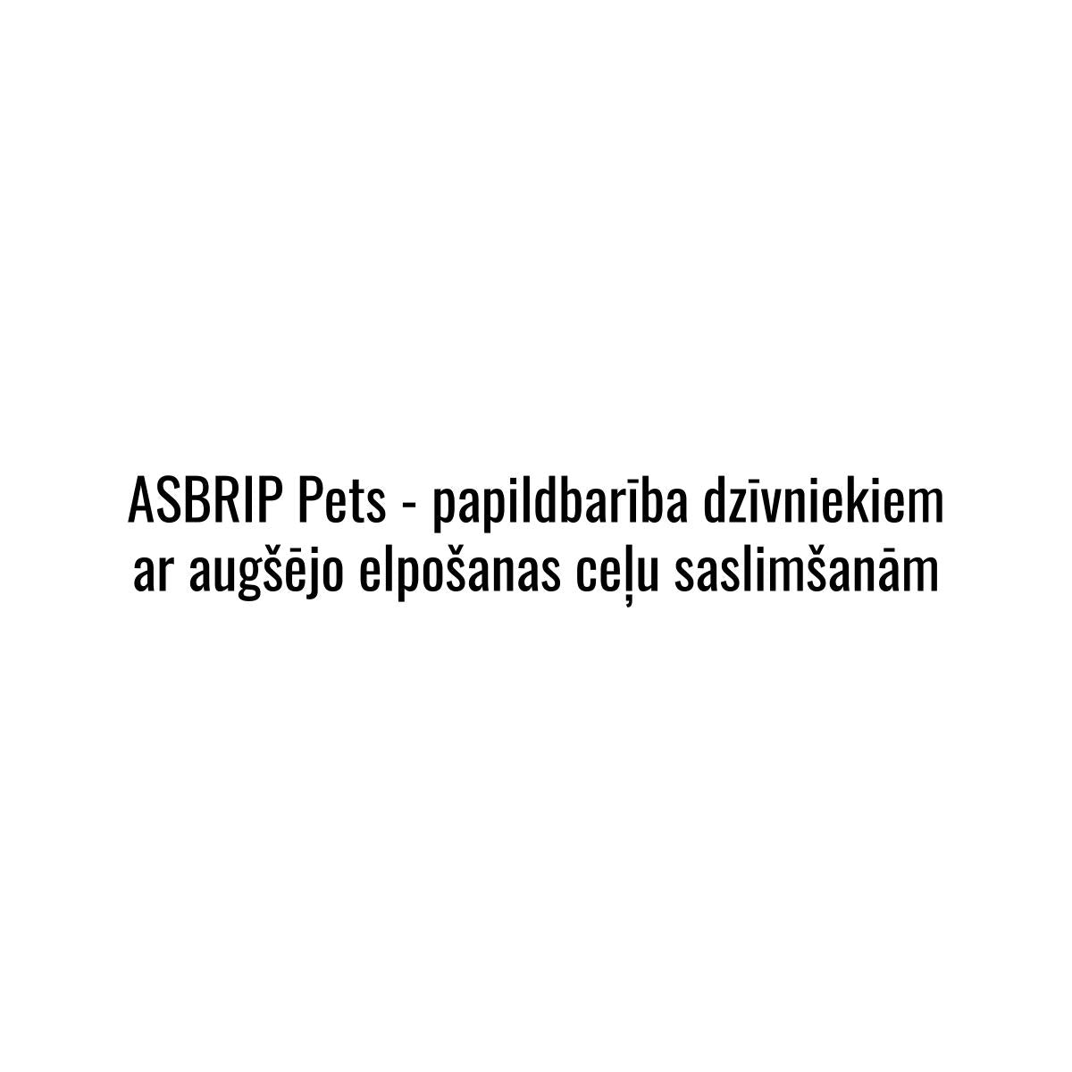 ASBRIP-Elpošanas ceļu saslimšanām