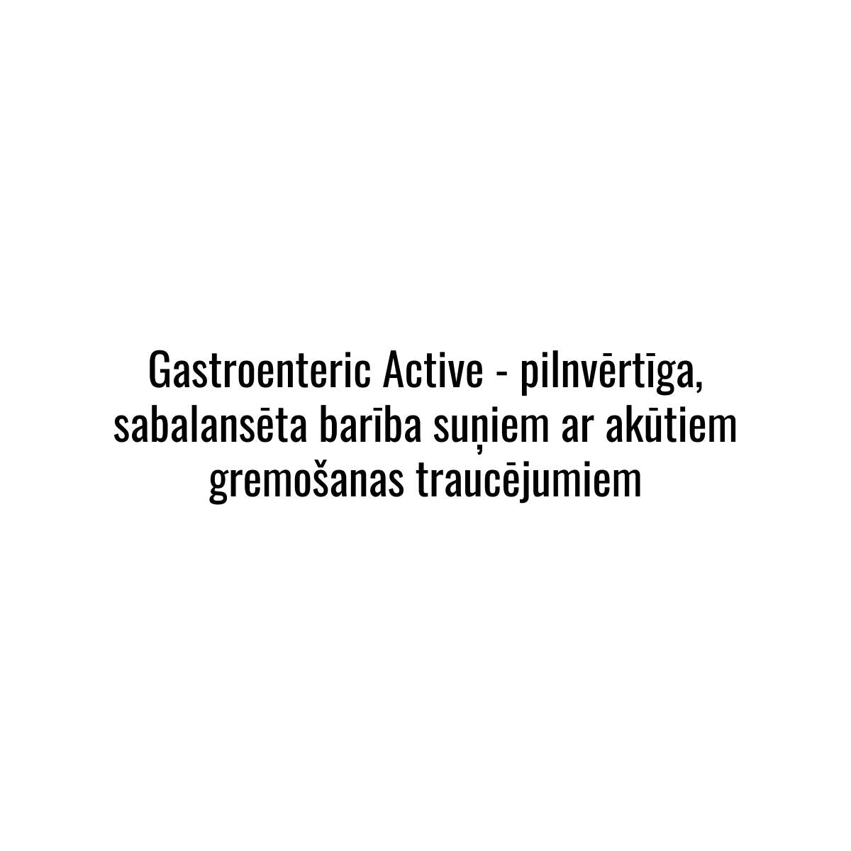 FORZA 10 Gastroenteric Active ir pilnvērtīga sabalansēta veterinārā diēta pieaugušiem suņiem ar akūtiem gremošanas traucējumiem