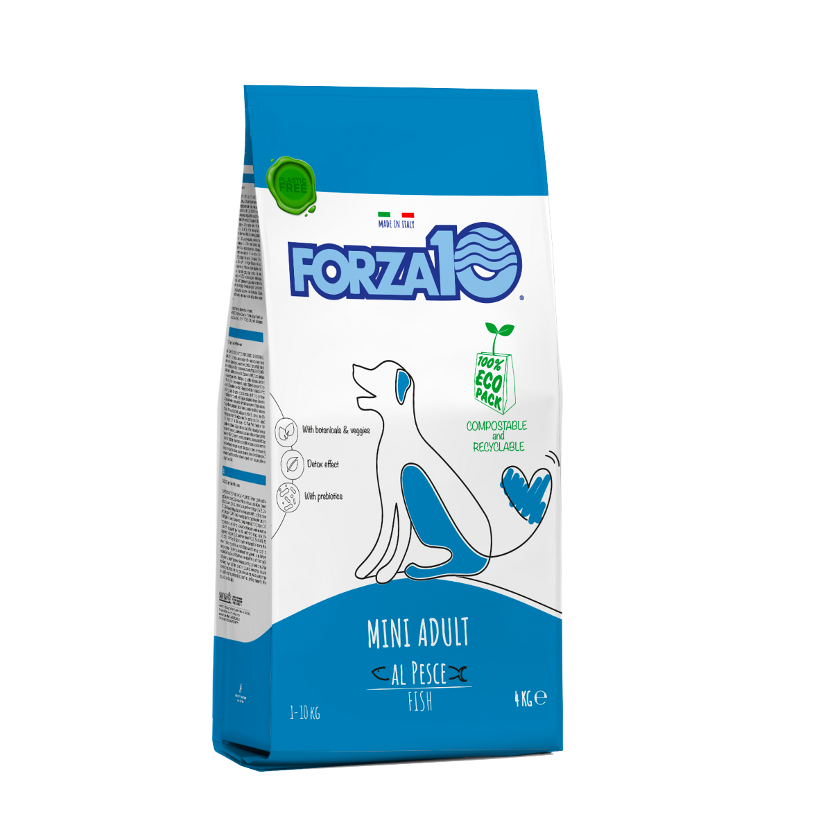 FORZA 10 Mini adult ar zivi - pilnvērtīga, sabalansēta barība pieaugušiem mazo šķirņu suņiem