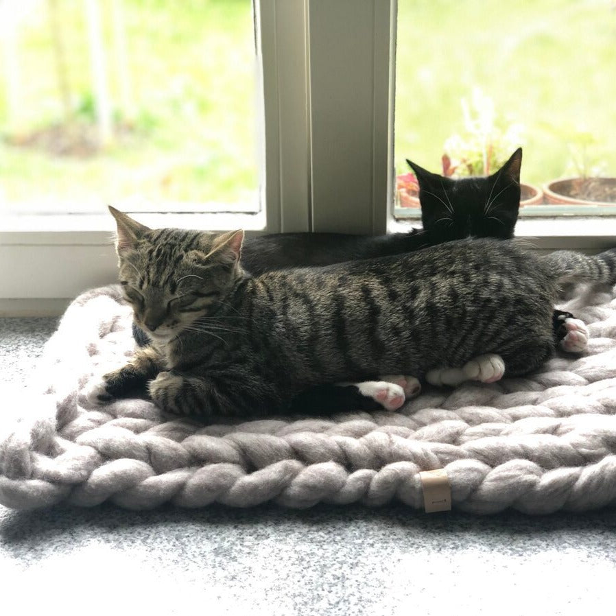 Lieliska dāvana Tavam mājas mīlulim. Ļoti silta, mīksta un mājīga guļamvieta tavam kaķim.