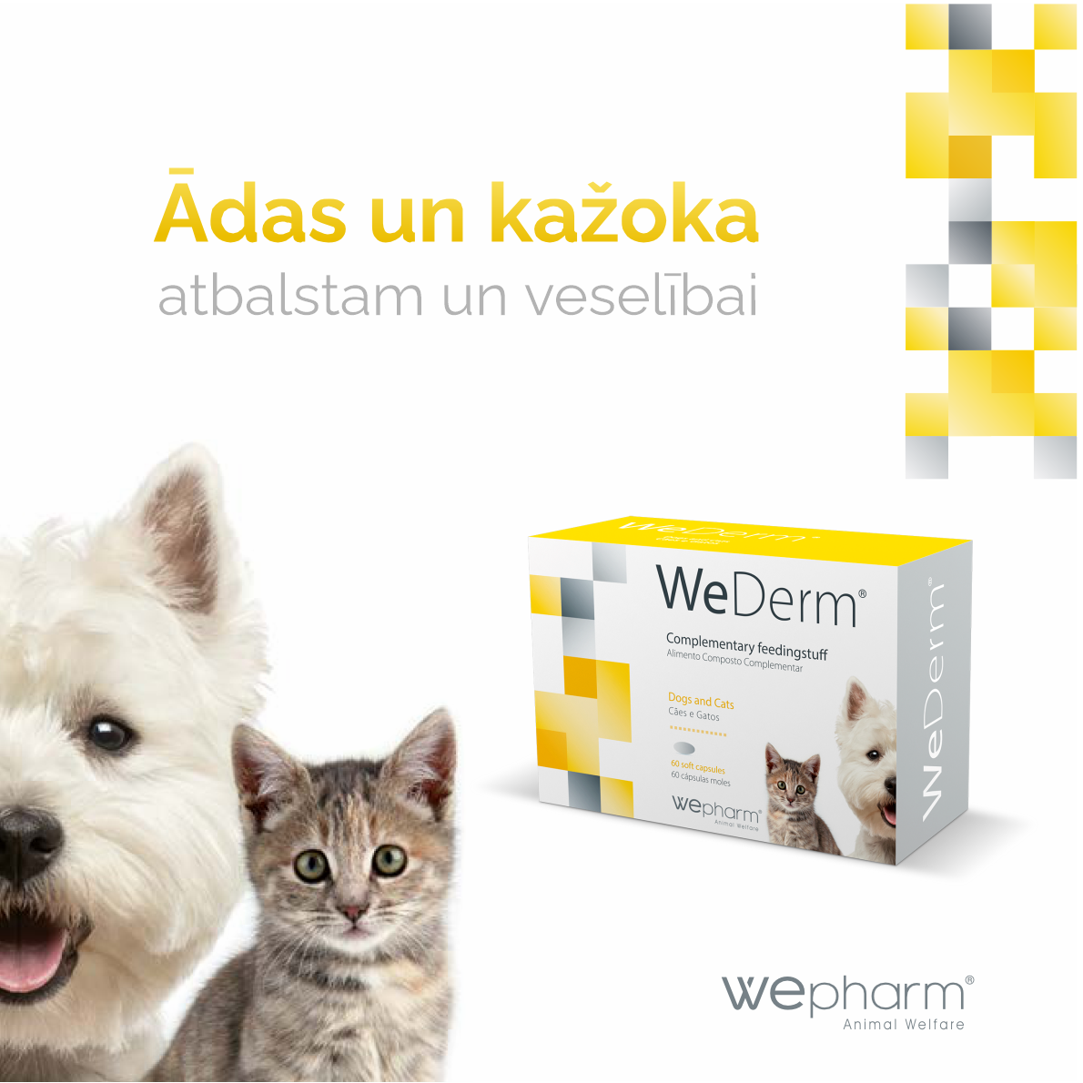 WeDerm - Ādas un kažoka veselības atbalstam.