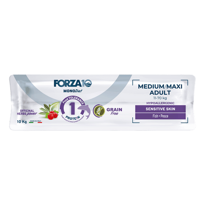 Forza10 MonoDiet Sensitive Skin Medium/Maxi Adult