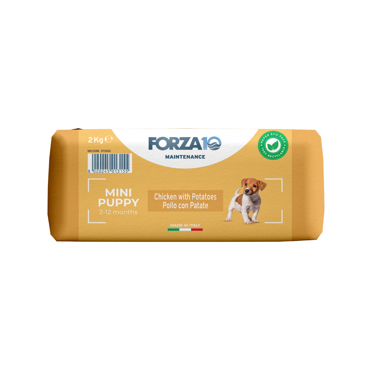 FORZA10 Maintenance Mini Puppy  ar vistu un kartupeļiem - pilnvērtīga, sabalansēta sausā barība mazo un vidējo šķirņu kucēniem