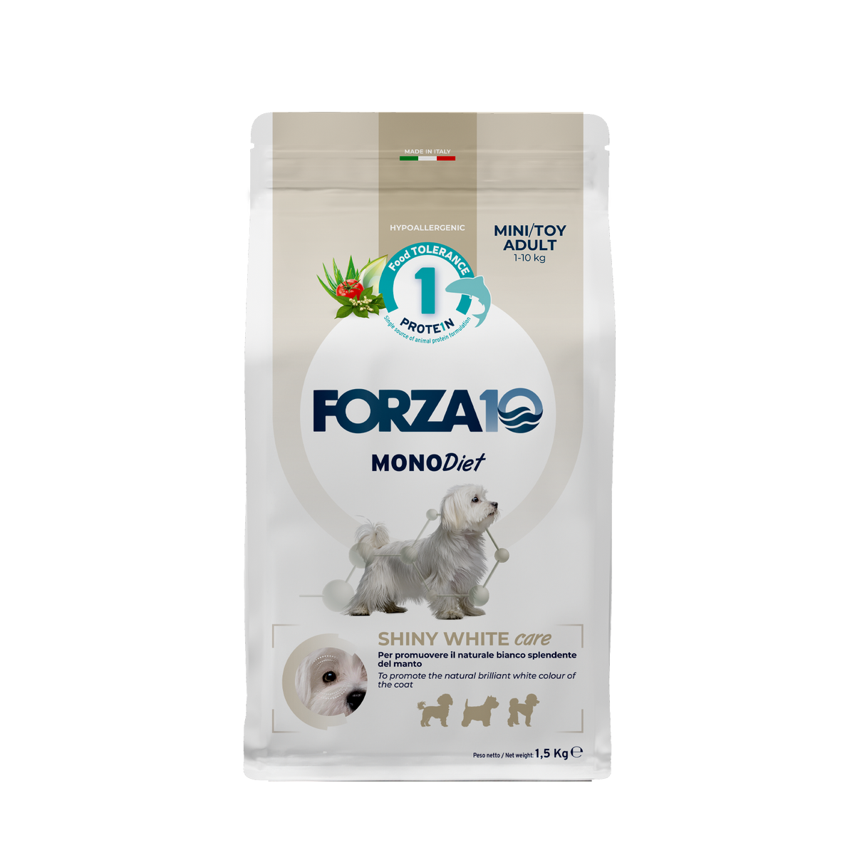 Forza10 MonoDiet Mini/Toy Shiny White Care