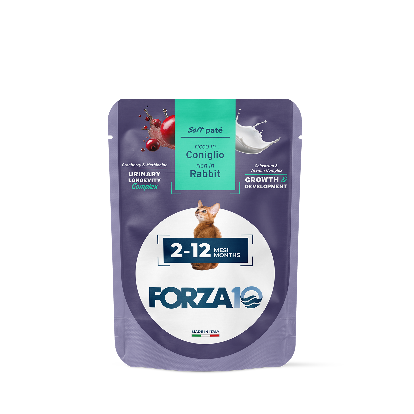 Forza10  mitrā barība kaķēniem botanicat ar trusi viens iepakojums