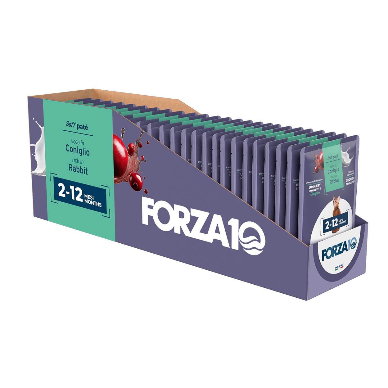 Forza10  mitrā barība kaķēniem botanicat ar trusi iepakojums 24 gb.