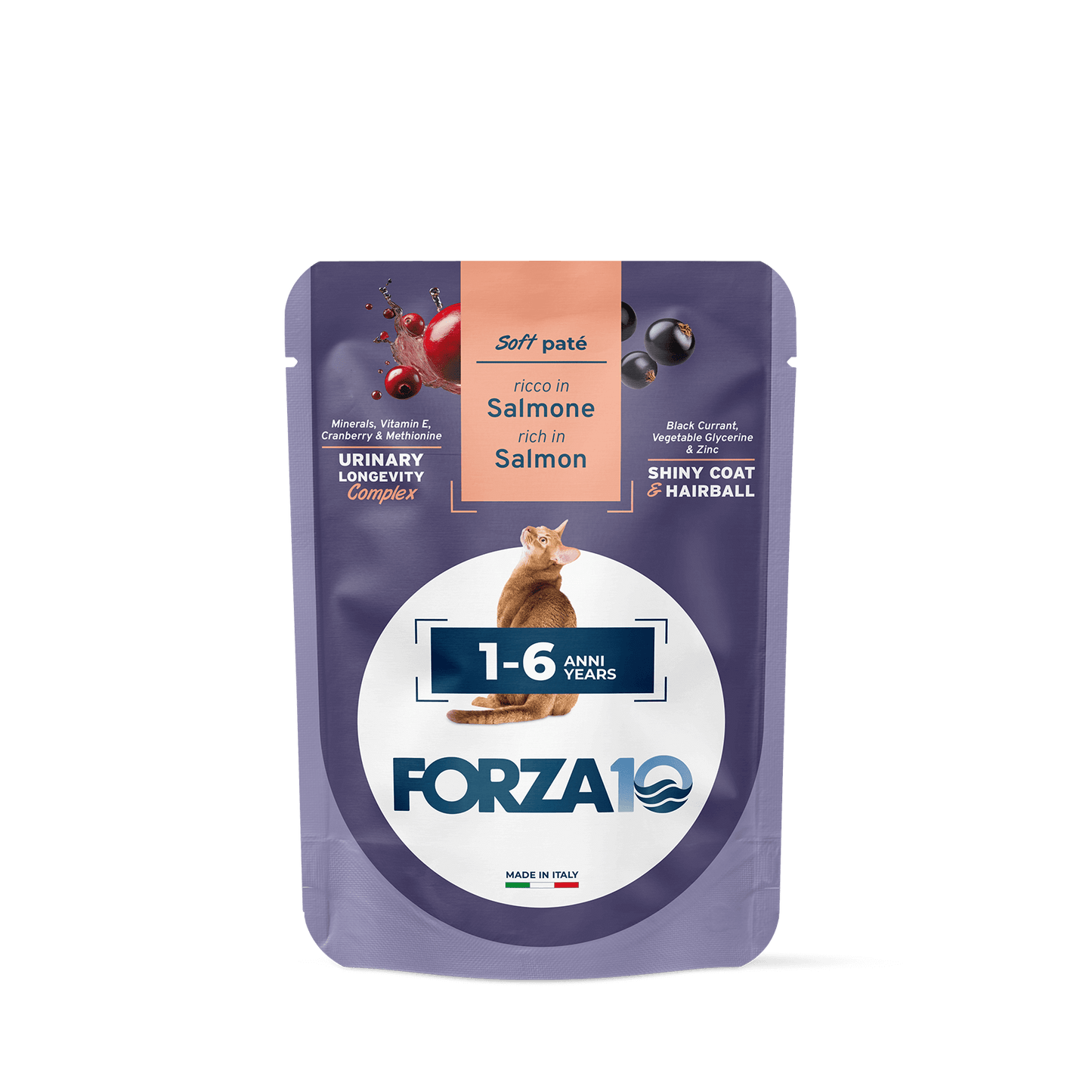 FORZA10 BOTANICAT Maintenance mīksta pastēte kaķiem 1-6g. ar lasi.