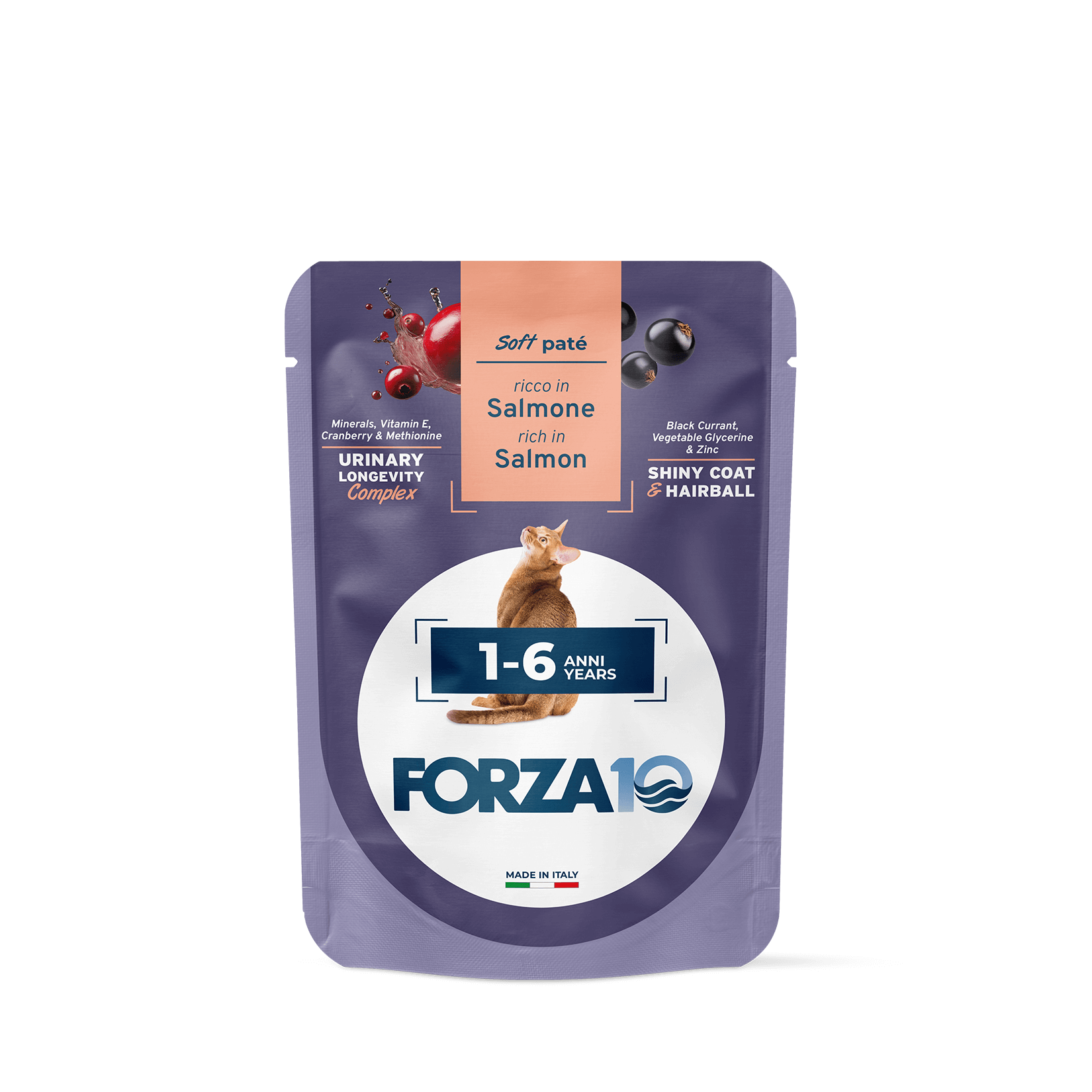 FORZA10 BOTANICAT Maintenance mīksta pastēte kaķiem 1-6g. ar lasi.