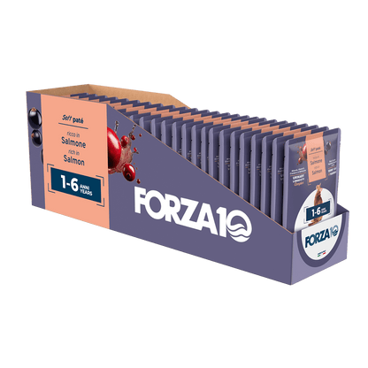 FORZA10 BOTANICAT Maintenance mīksta pastēte kaķiem 1-6g. ar lasi 24 iepakojums