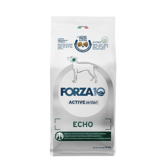 Forza10 Echo Active VetDiet - sausā barība suņiem ausu veselības problēmām