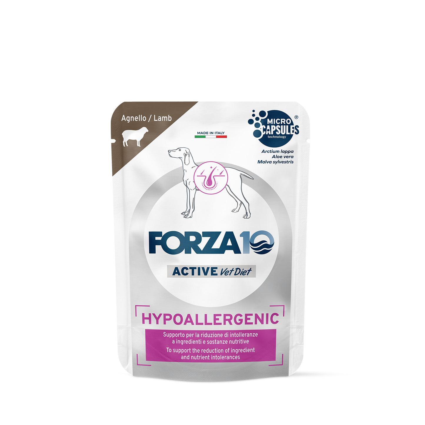 FORZA 10 Hypoallergenic ActiWet konservi ar jēru - suņiem ar barības nepanesību