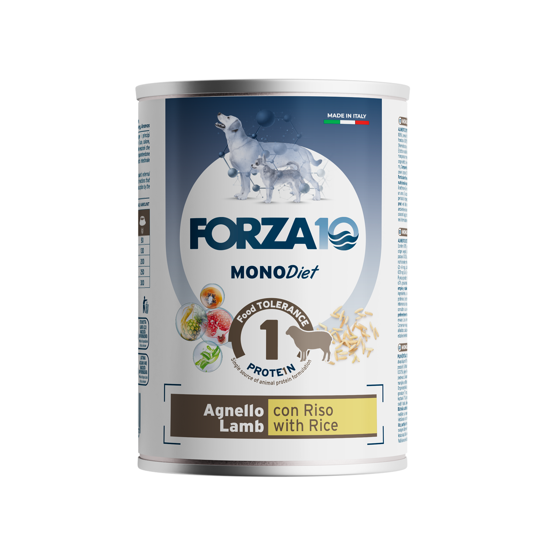 Forza10 MonoDIET konservi ar jēra gaļu un rīsiem 1