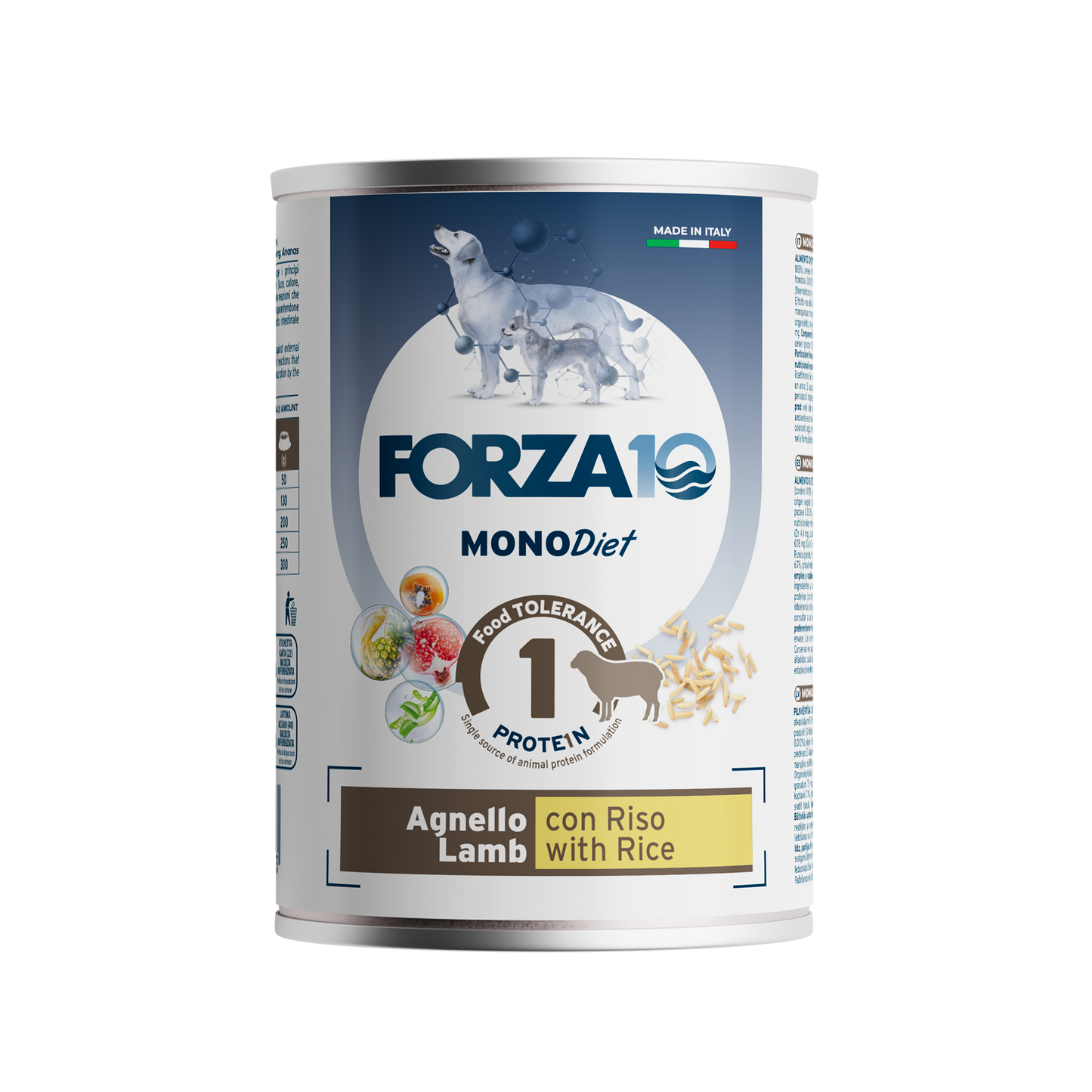 Forza10 MonoDIET konservi ar jēra gaļu un rīsiem 1