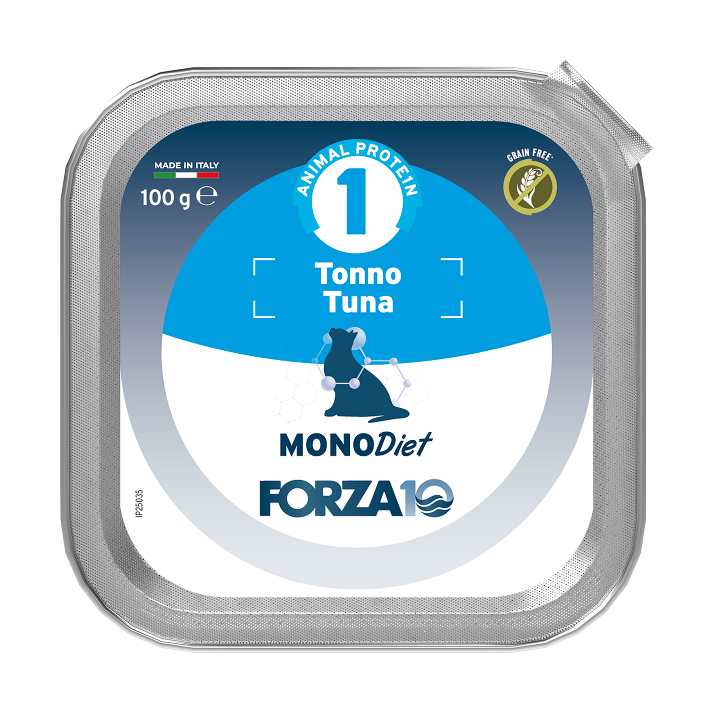 Forza10 MonoDiet hipoalerģiska pastēte ar tunci jutīgiem kaķiem