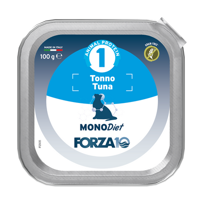 Forza10 MonoDiet hipoalerģiska pastēte ar tunci jutīgiem kaķiem