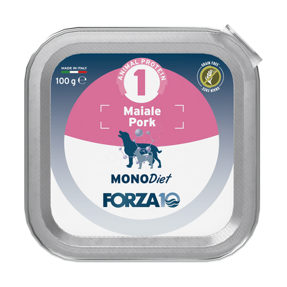 MONODIET pastēte suņiem ar cūku