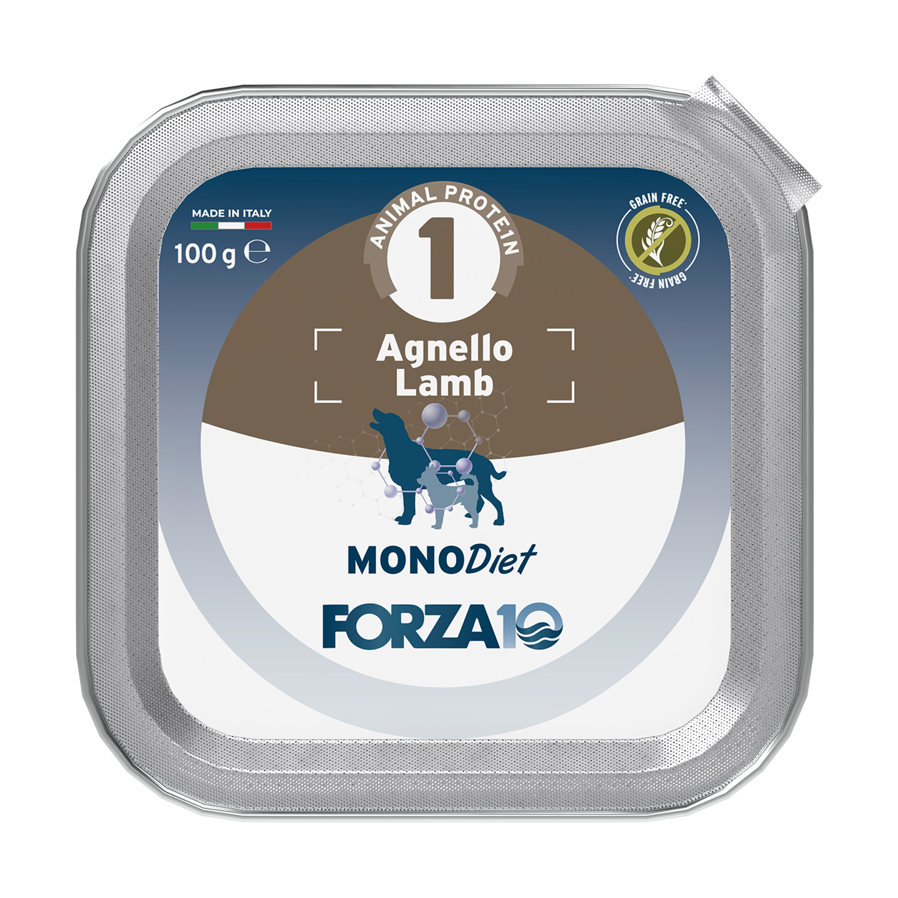 MONODIET pastēte suņiem ar jēru &nbsp;ir pilnvērtīga, sabalansēta barība pieaugušiem suņiem