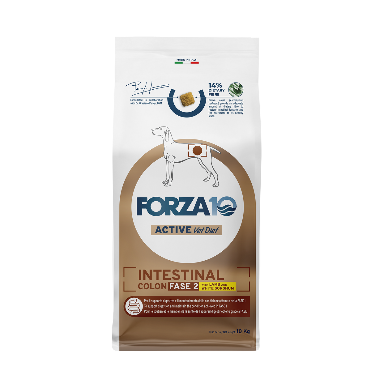Active VetDiet Intestinal Colon FASE 2 ar jēru/sorgo