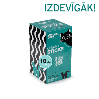 Natural Code krēmīgais kārums, vista un zivju eļļa
