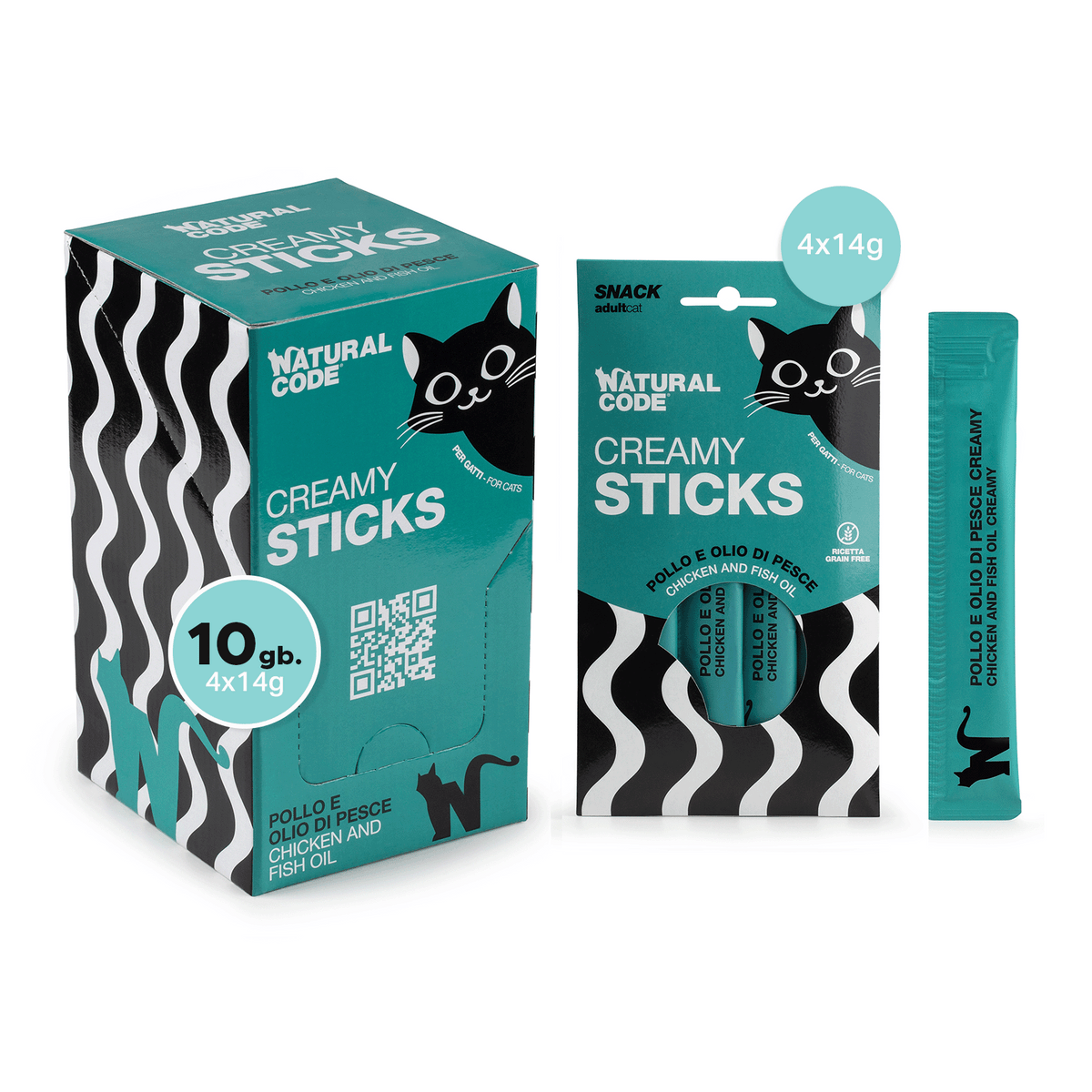 Natural Code krēmīgais kārums, vista un zivju eļļa