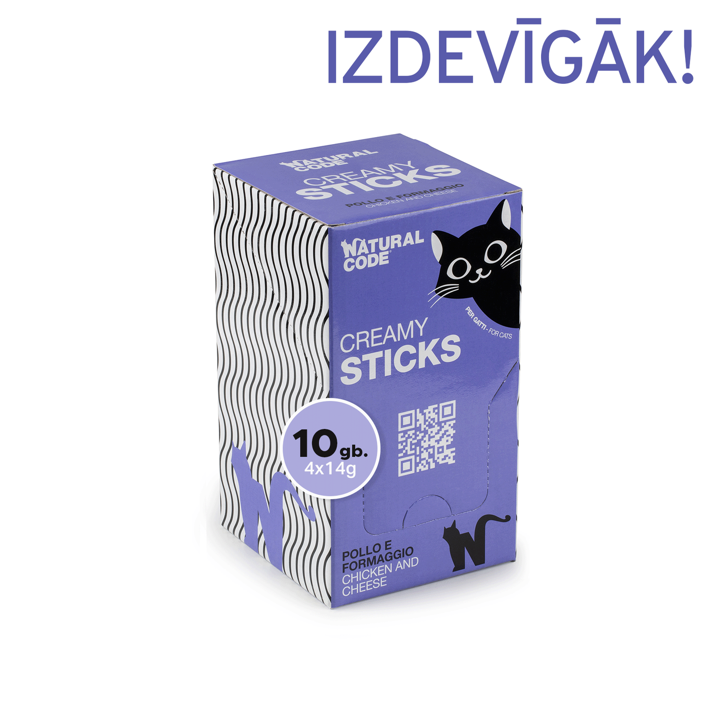 Natural Code krēmīgais kārums, vista un siers