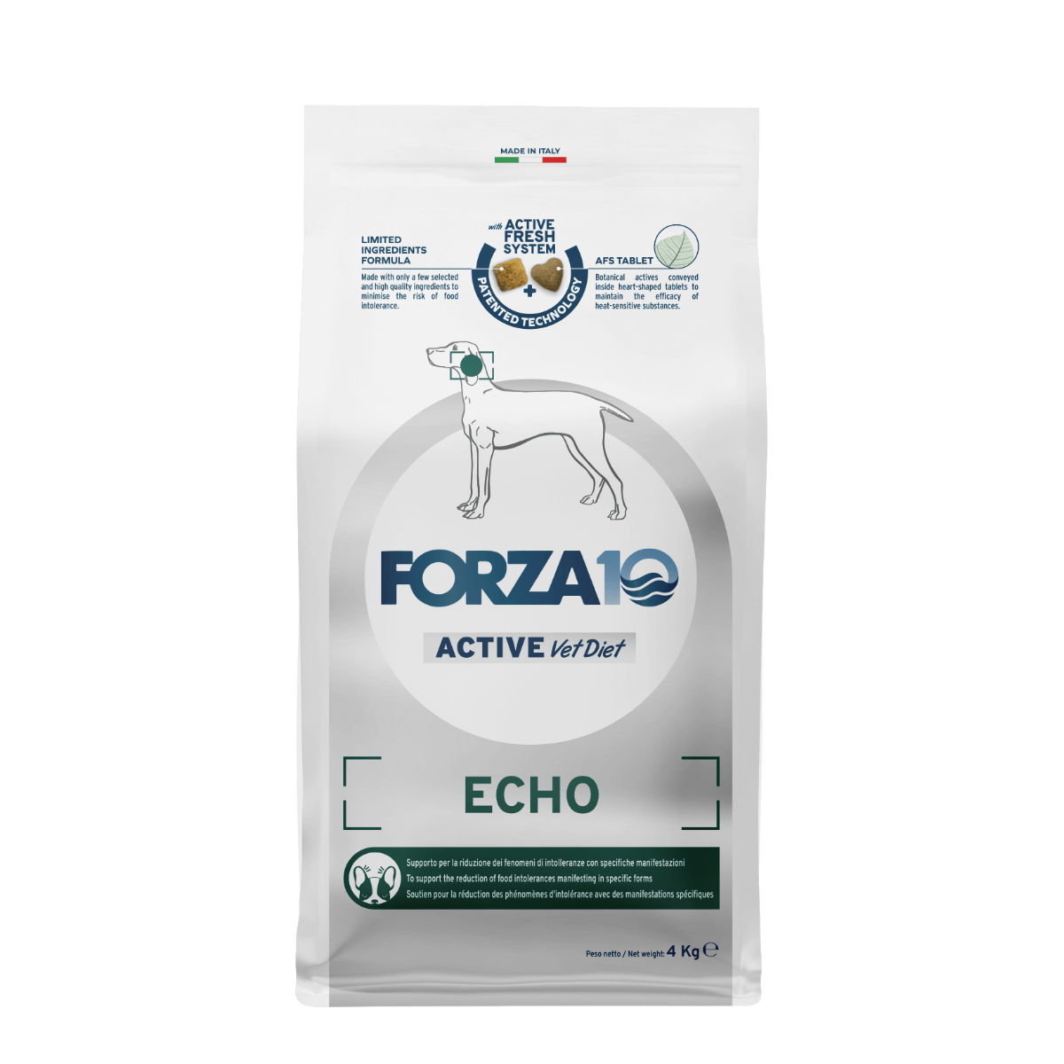 Forza10 Echo Active VetDiet 4kg iepakojums