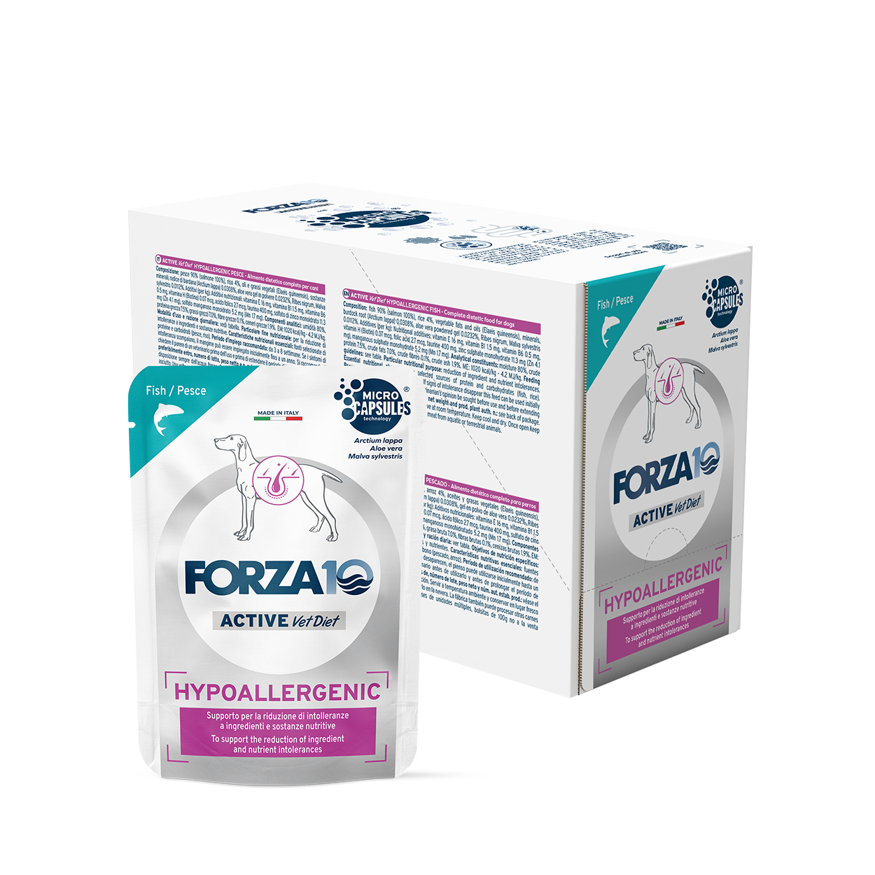 Hypoallergenic ActiWet влажный корм с рыбой - для собак