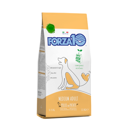 Forza10 Maintenance Medium Adult ar vistu un kartupeļiem - sausā barība suņiem.
