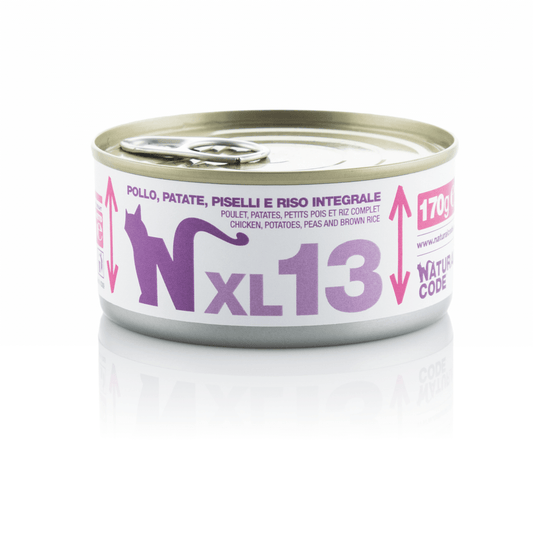 Natural Code XL 13 Курица, картофель, морковь и коричневый рис, 170 г