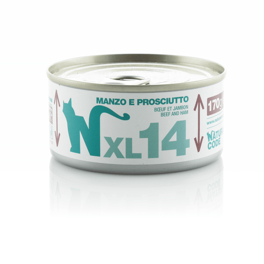 Natural Code XL 14 Говядина с ветчиной 170 г