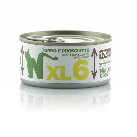 Natural Code XL6 Тунец и ветчина, 170 г