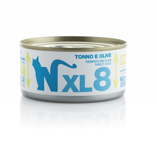 Natural Code XL8 Тунец с оливками, 170 г