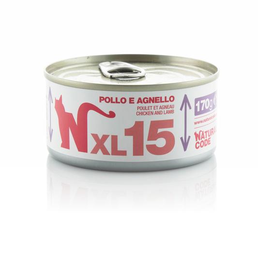 Natural Code XL 15 Курица и ягненок, 170 г