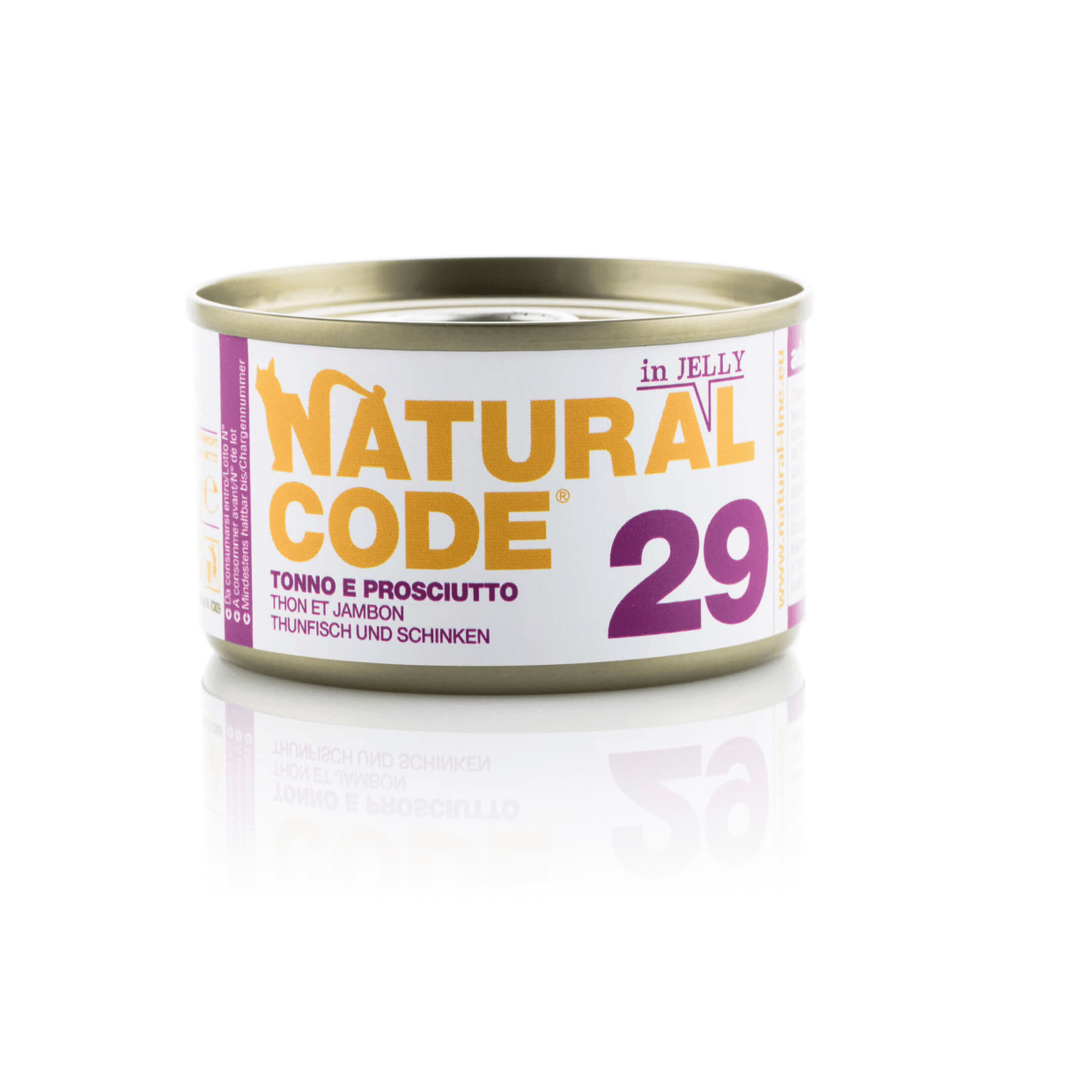 Natural Code  - 100% dabīgs konservs kaķiem, mitrā barība kaķiem ar tuncis un šķiņķis.