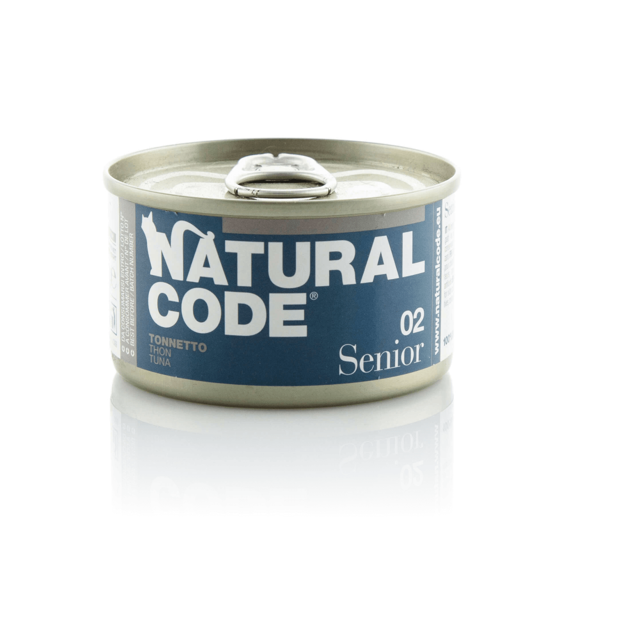 Natural Code  - 100% dabīgs konservs kaķiem senioriem, mitrā barība veciem kaķiem  ar tunci.