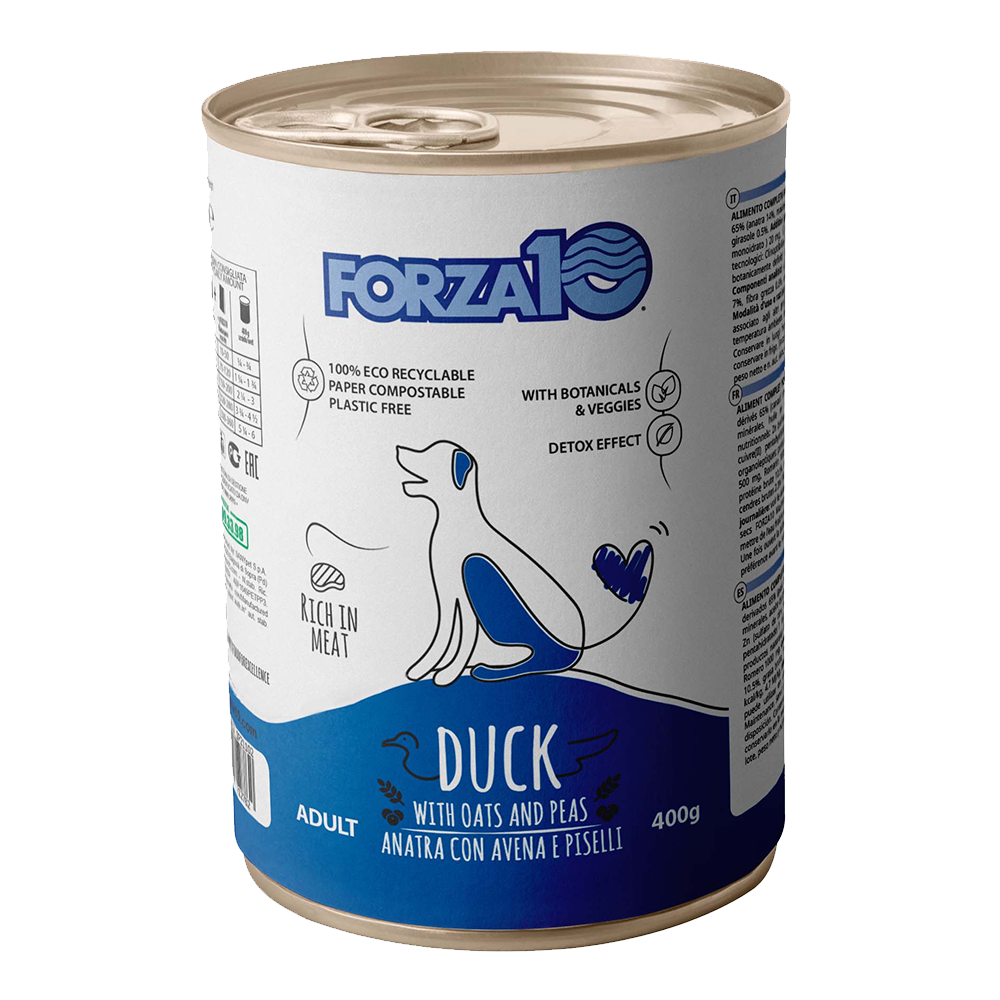Forza10 Labākā ikdienas barība tavam sunim: veselīga, barojoša un garšīga – tieši tāda, kādu Tu to pagatavotu. Īstā alternatīva mājās gatavotai barībai!Konservi suņiem