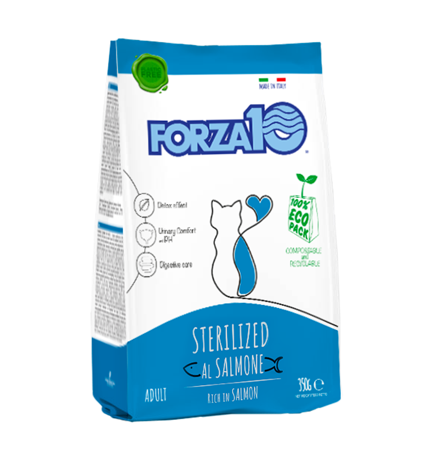 FORZA 10 Maintenance Sterilized - sausā barība sterilizētiem kaķiem ar lasi