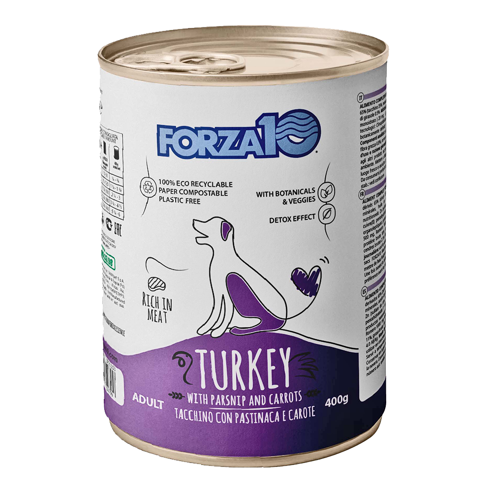 Forza10 Labākā ikdienas barība tavam sunim: veselīga, barojoša un garšīga – tieši tāda, kādu Tu to pagatavotu. Īstā alternatīva mājās gatavotai barībai!Konservi suņiem