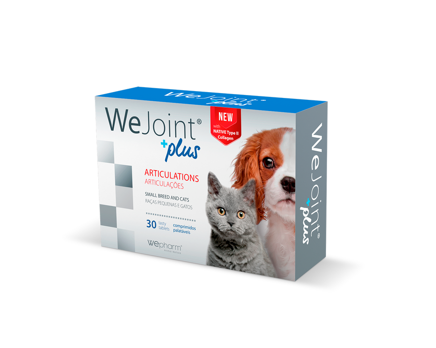 WeJoint plus Small Breed and Cats - locītavu funkciju atbalstam.